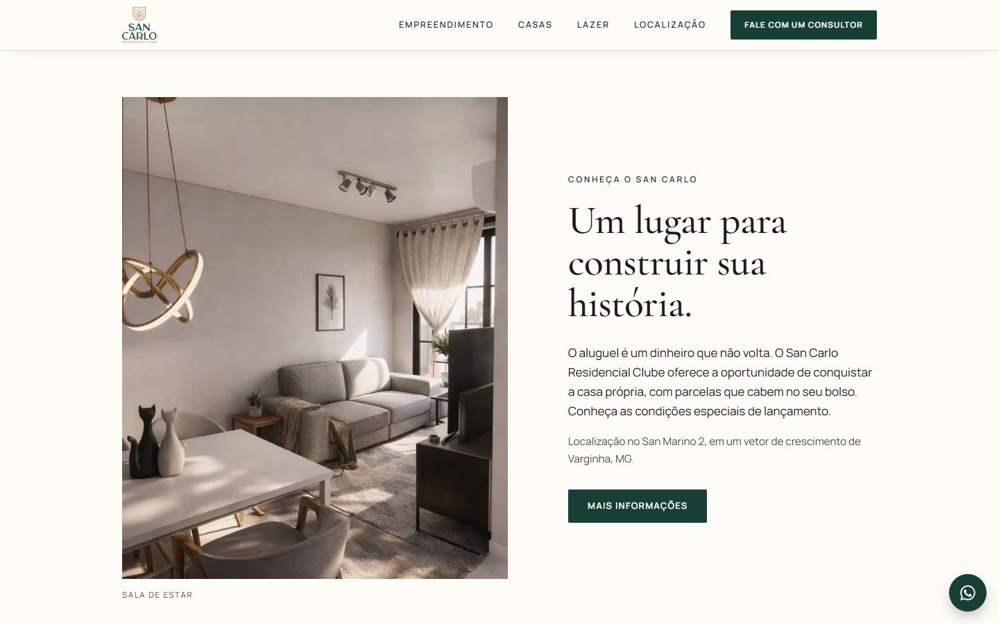 San Carlo Residencial Clube: O empreendimento