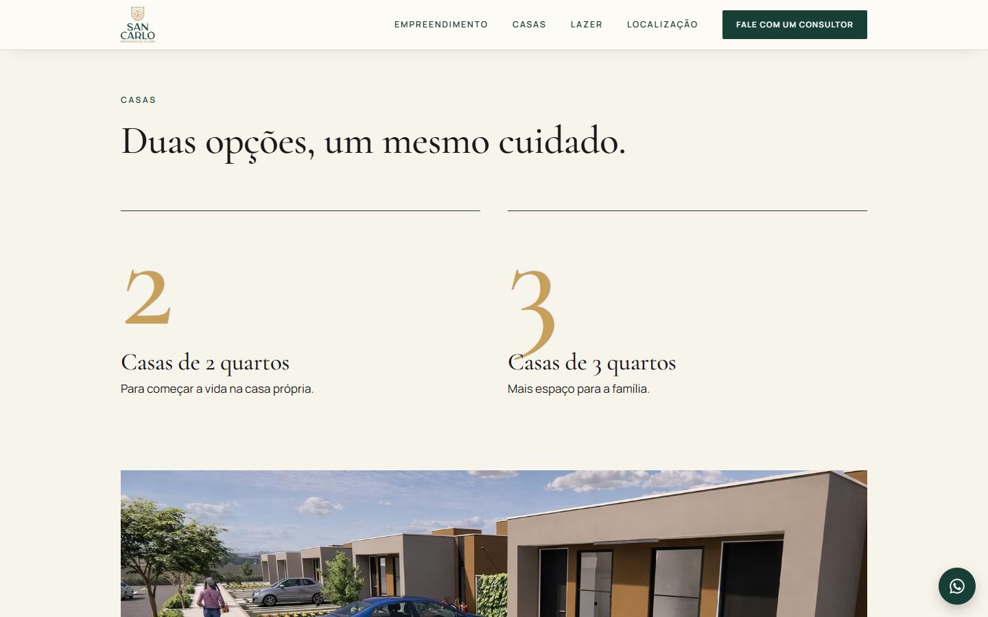 San Carlo Residencial Clube: Casas
