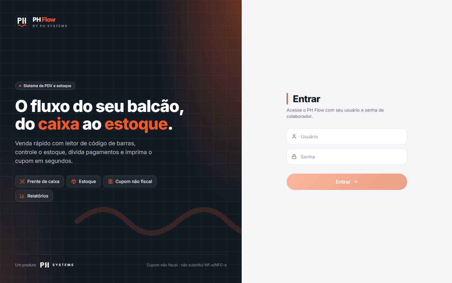 PH Flow: Acesso por colaborador